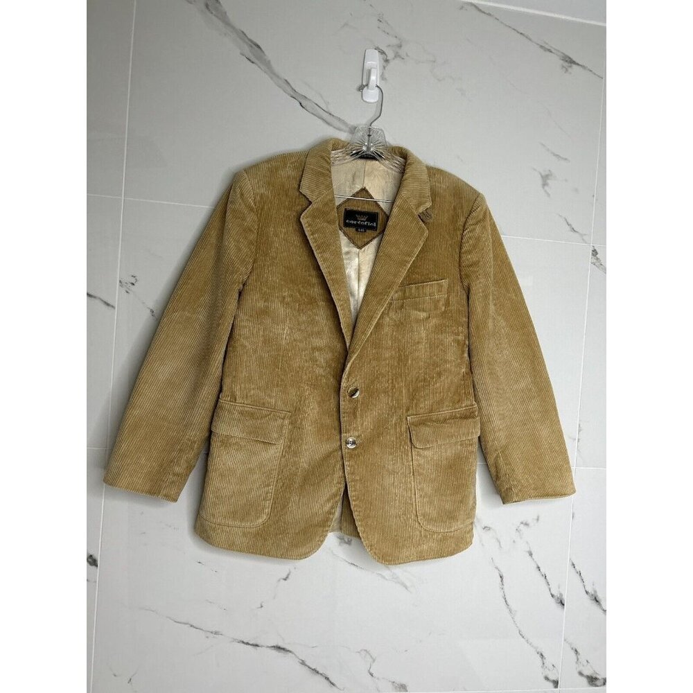 Tan Corduroy Men's Blazer